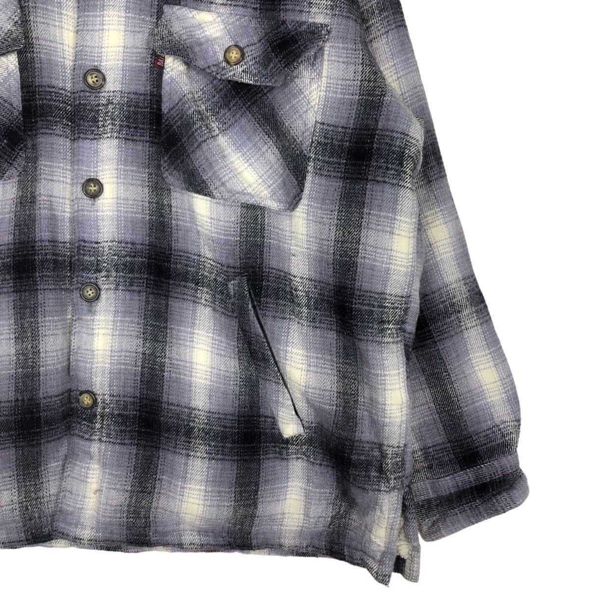 Flannel 🔥VINTAGE FLANNEL SHIRT JACKET TARTAN BAYLEAF ISSEY MIYAKE Size US M / EU 48-50 / 2 - 5 Thumbnail