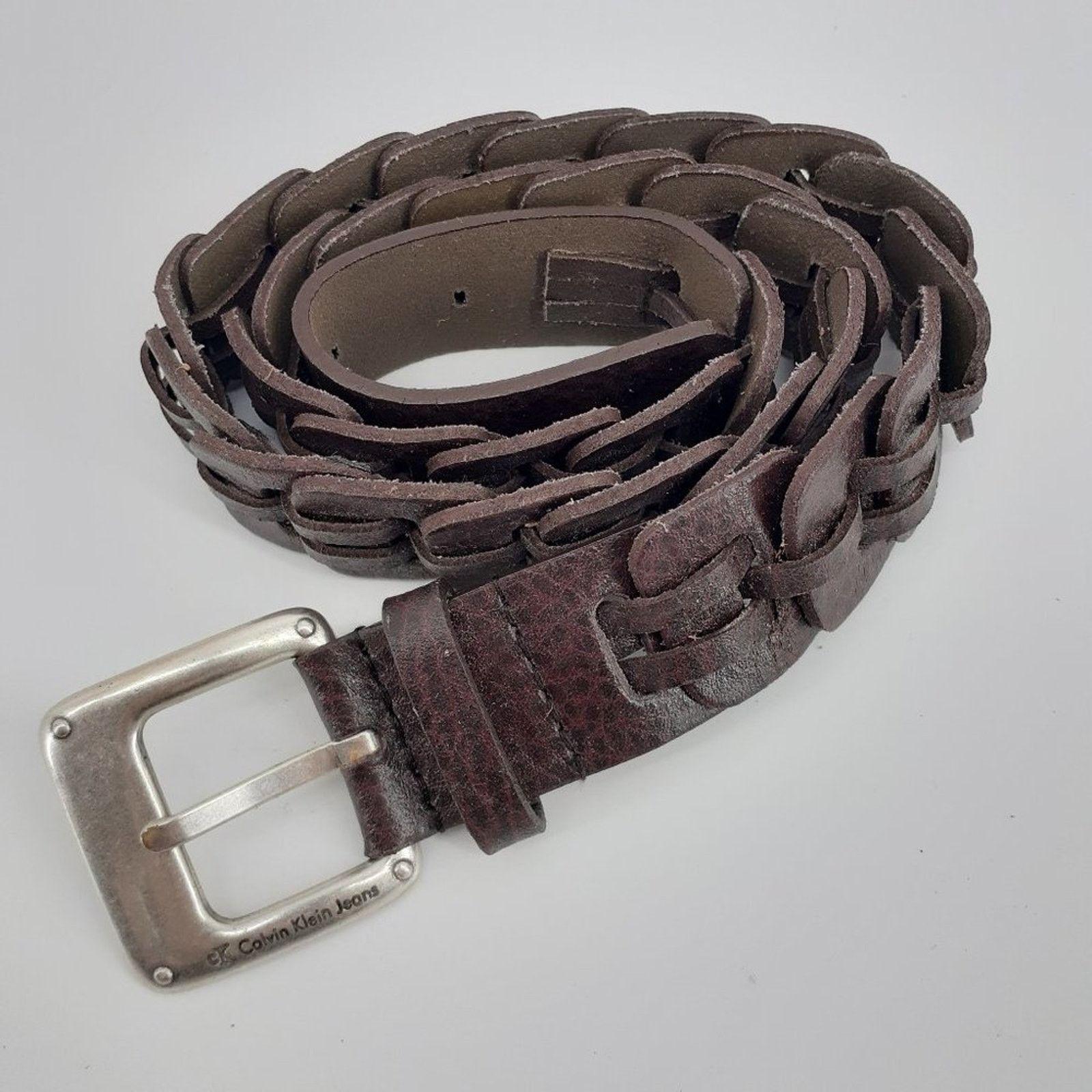 Calvin Klein CK Calvin Klein Jeans Chain Link Brown Maroon Size Small Size ONE SIZE - 2 Thumbnail