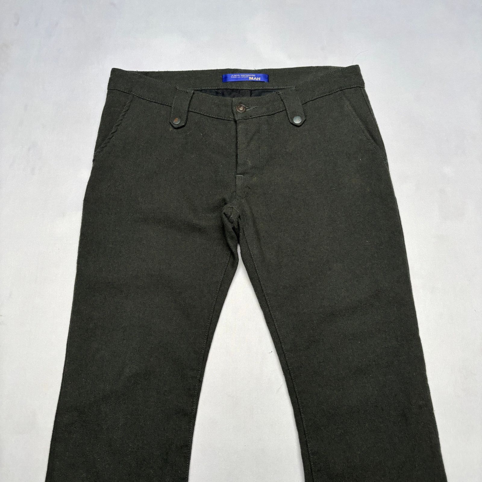 Comme des Garcons × Junya Watanabe Vintage Junya Watanabe Comme Des Garcons MAN Wool Pants Size US 31 - 2 Thumbnail