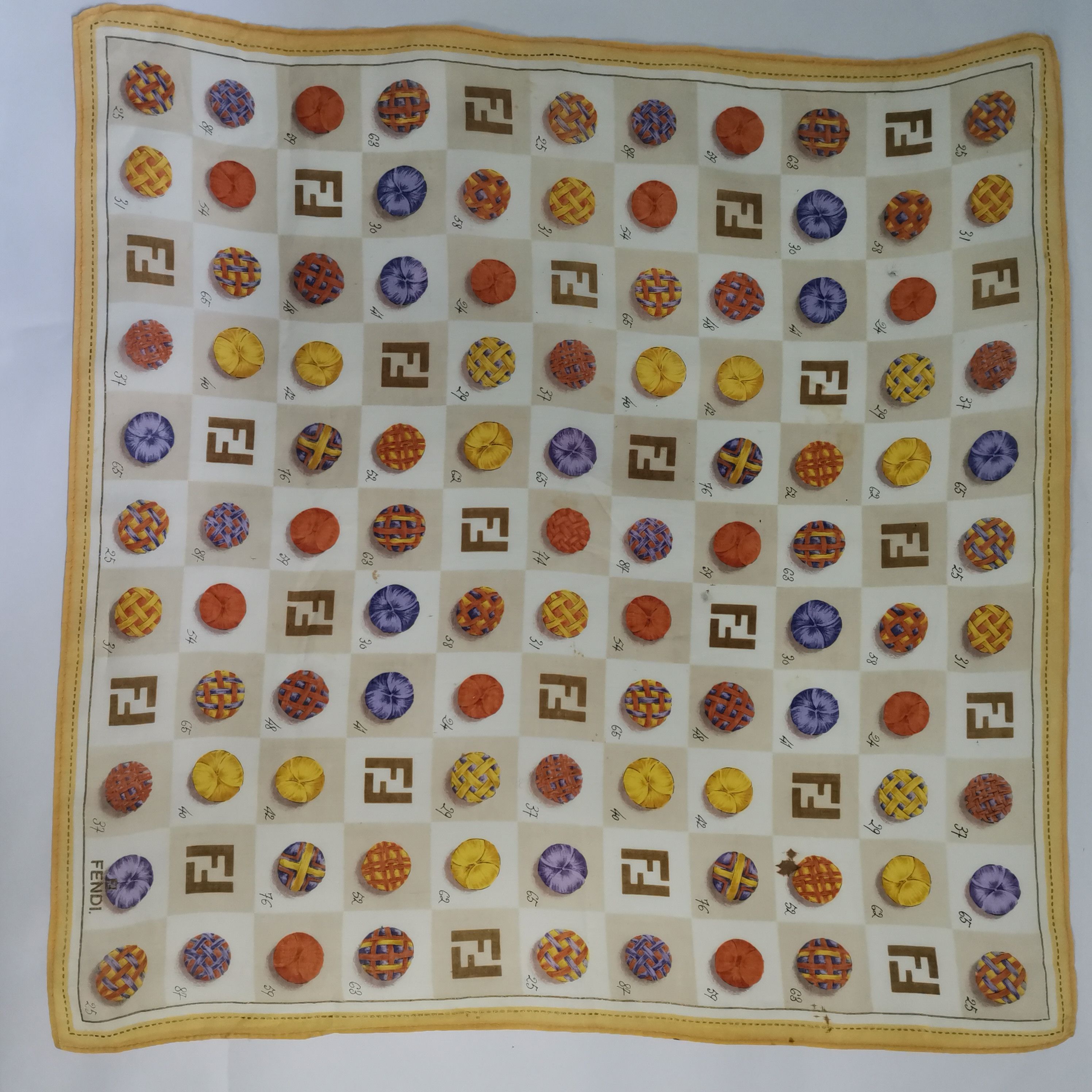 Fendi FENDI HANDKERCHIEF/ BANDANA/ SCARF Size ONE SIZE - 2 Thumbnail