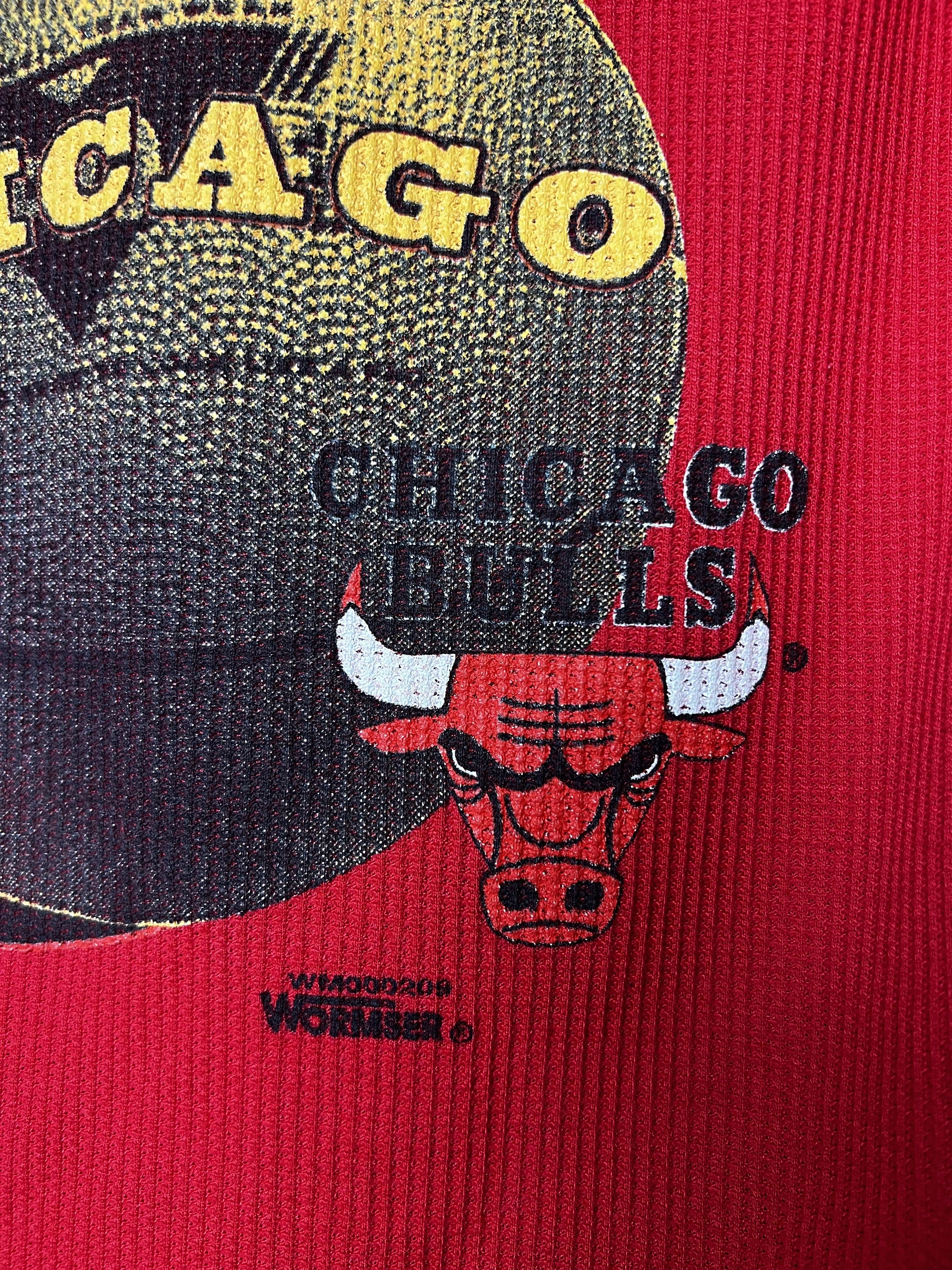 Vintage Vintage Chicago Bulls Logo Long Sleeve Thermal Size US S / EU 44-46 / 1 - 3 Thumbnail
