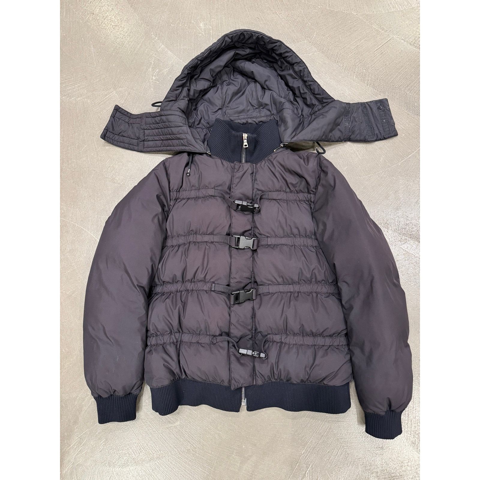 Helmut Lang 2005 Helmut Lang bondage belted puffer jacket Size US L / EU 52-54 / 3 - 2 Thumbnail