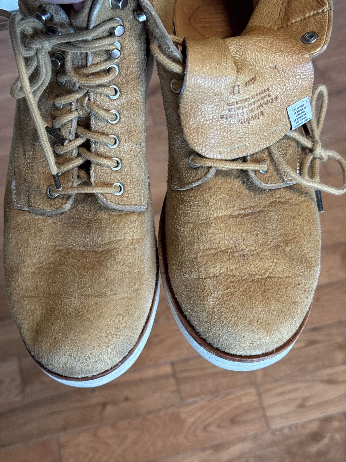 Visvim Virgil Boots in tan suede Size US 11 / EU 44 - 9 Thumbnail