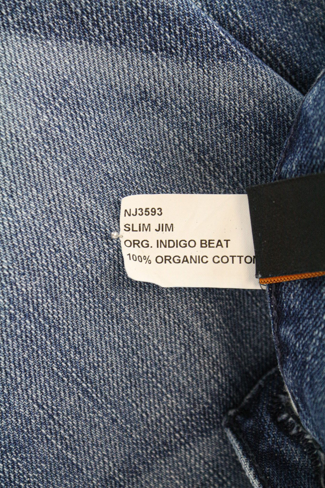Nudie Jeans SLIM JIM W30/L32 Mid Blue Zippered Jeans 74593 Size US 30 / EU 46 - 6 Thumbnail