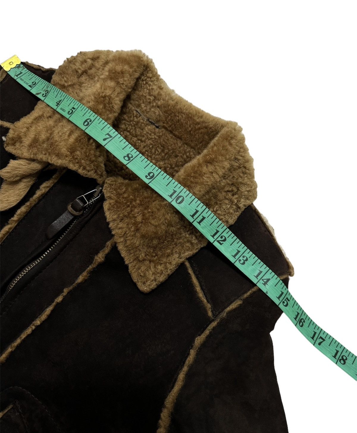 Japanese Brand × Vintage JAPANESE SPICK AND SPAN SHEEP SKIN FURRY PILOT COAT Size XS / US 0-2 / IT 36-38 - 13 Thumbnail