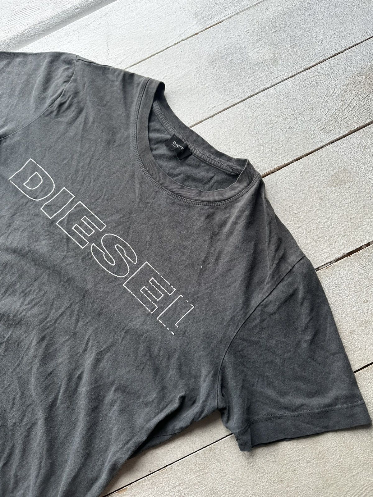 Diesel 🚨Rare color Diesel Logo punk tee shirt AVANT GARDE faded Size US M / EU 48-50 / 2 - 2 Thumbnail