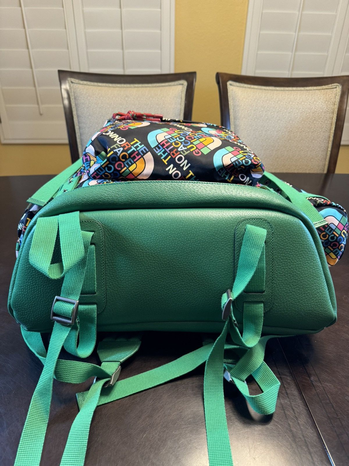 Gucci New Authentic Gucci x North Face Logo Backpack Size ONE SIZE - 9 Thumbnail