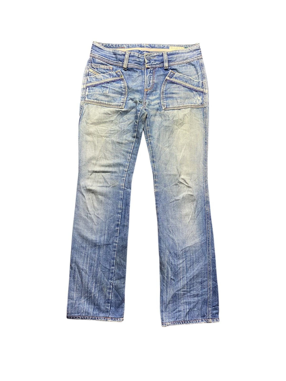 Diesel × Vintage Vintage Diesel Reckfly Faded Denim Jeans Size 28" / US 6 / IT 42 - 1 Thumbnail