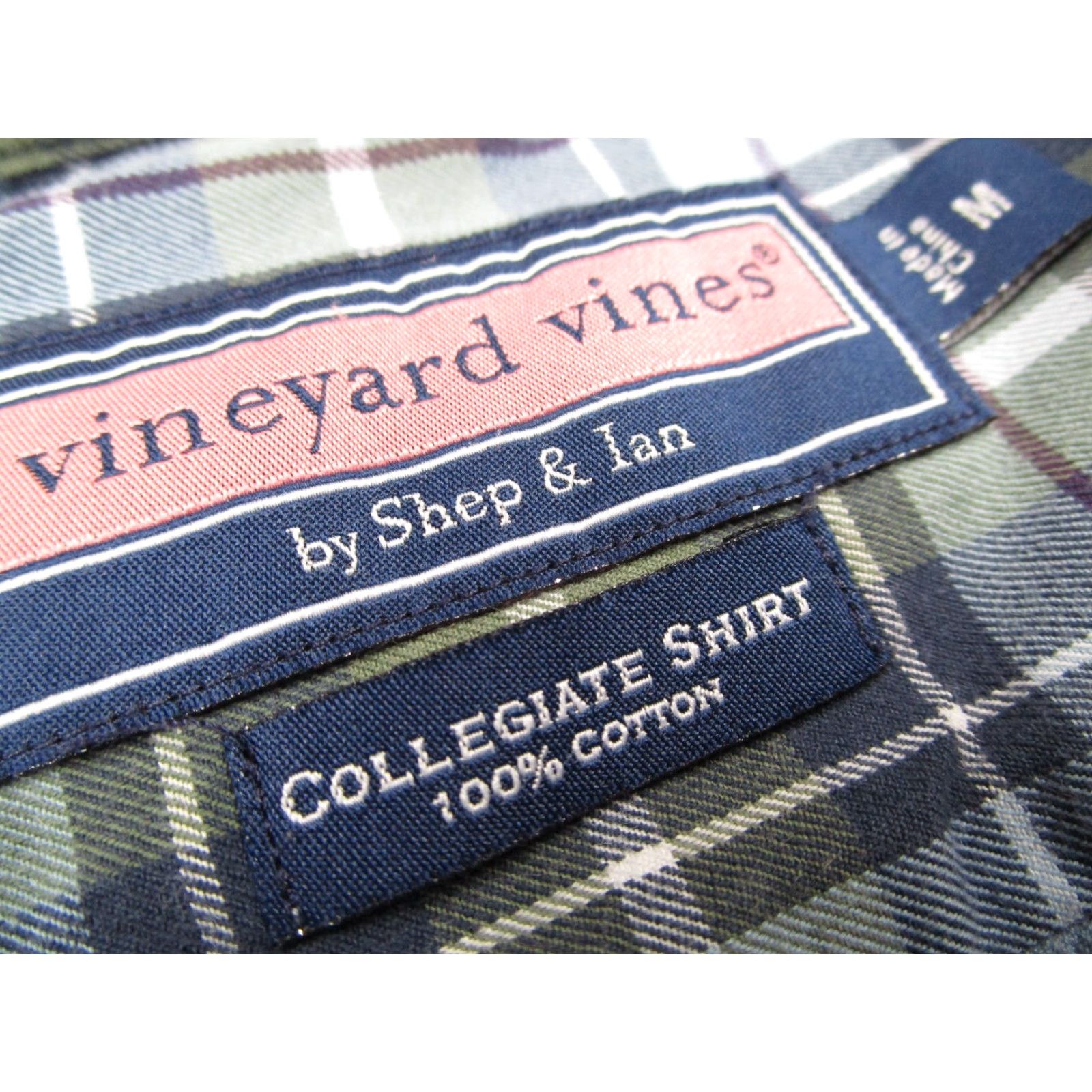 Vineyard Vines VINEYARD VINES Button-Up Shirt Mens Medium Blue Plaid Long Sleeve Classic Casual Size US M / EU 48-50 / 2 - 3 Thumbnail