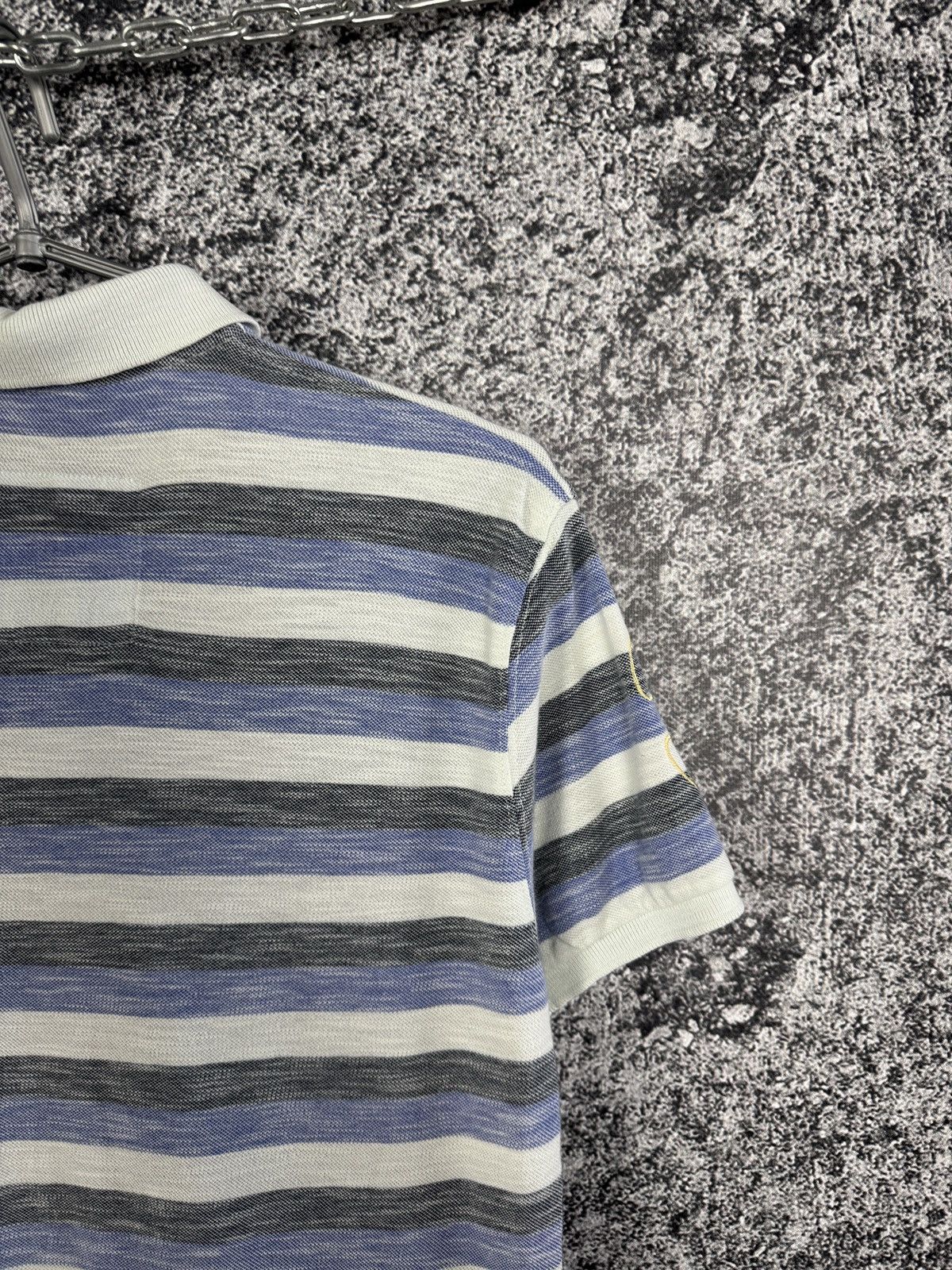 La Martina La Martina Buenos Aires Striped Polo Shirt Slim Fit Size L Size US L / EU 52-54 / 3 - 11 Thumbnail