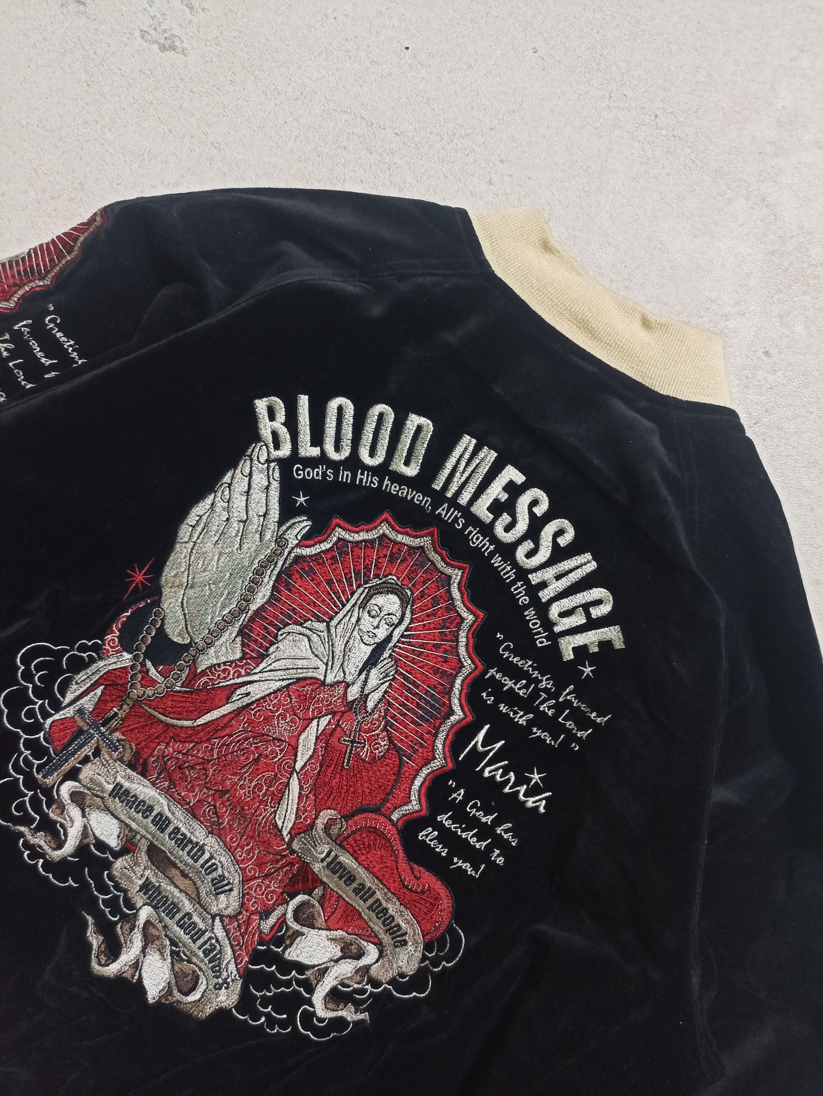 Tedman Tedman Blood Message Japanese japan chicano Maria punk Size US XL / EU 56 / 4 - 6 Thumbnail