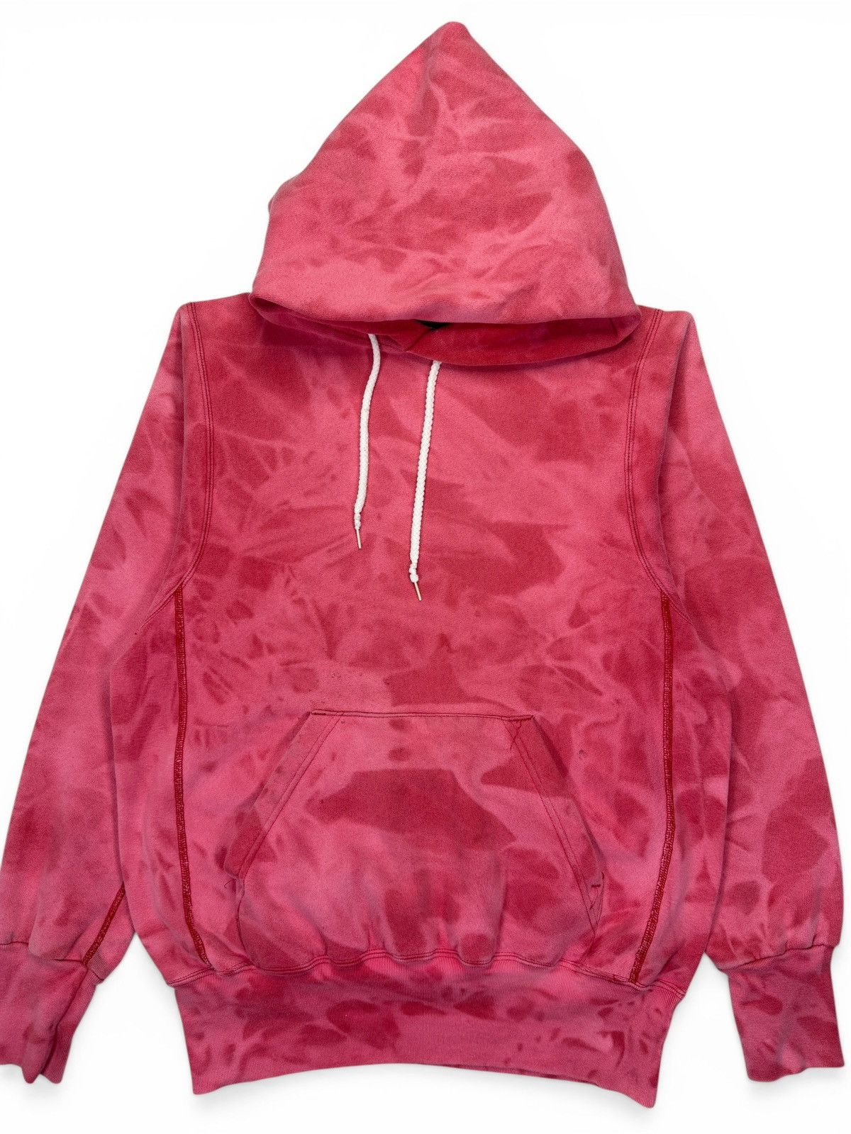 Vintage Vintage 80’s Faded Red Reverse Weave Style Hoodie Size US M / EU 48-50 / 2 - 2 Thumbnail