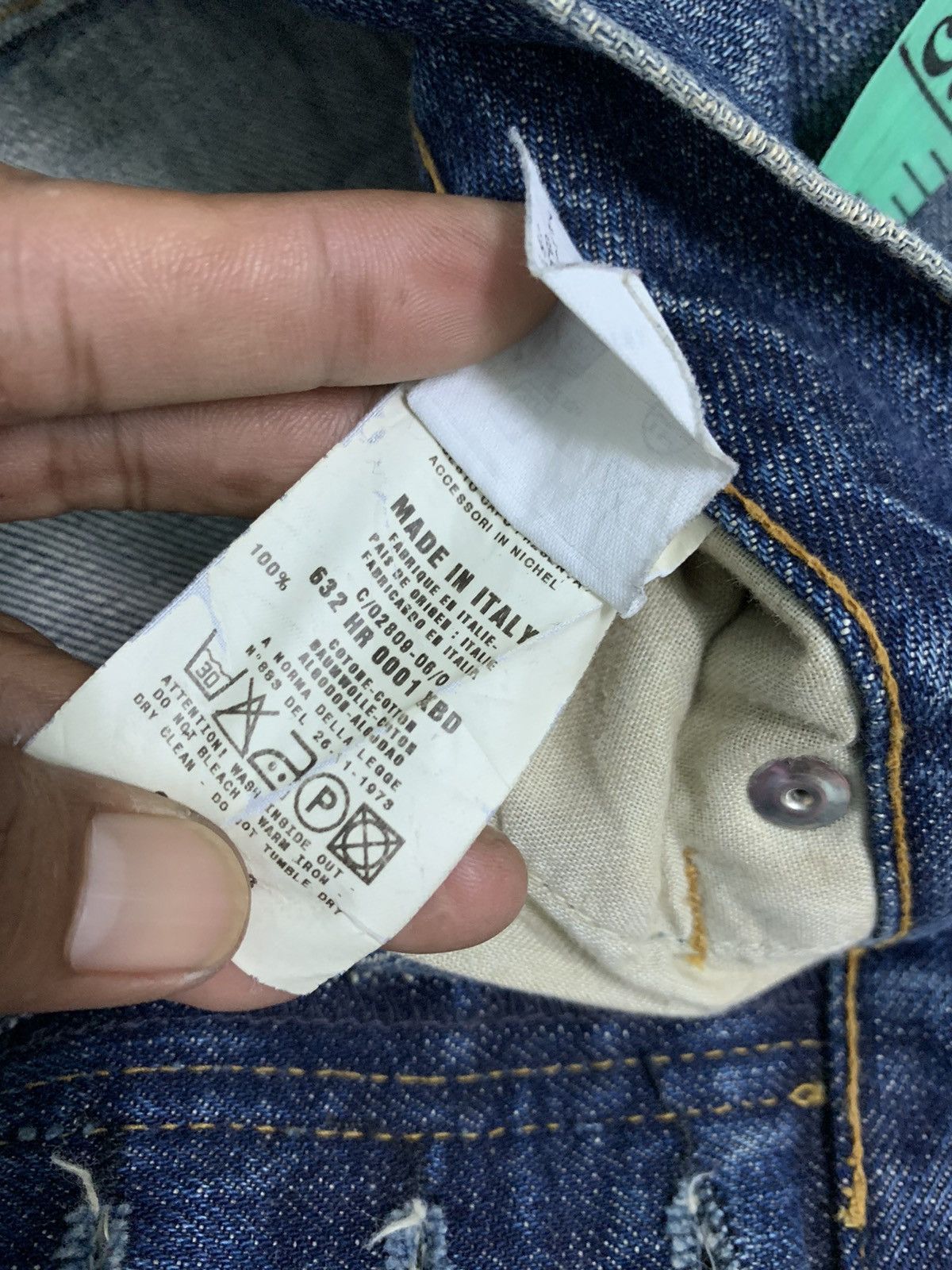 Helmut Lang 🔥Vintage Distressed Helmut Lang denim Jeans Size US 30 / EU 46 - 14 Thumbnail