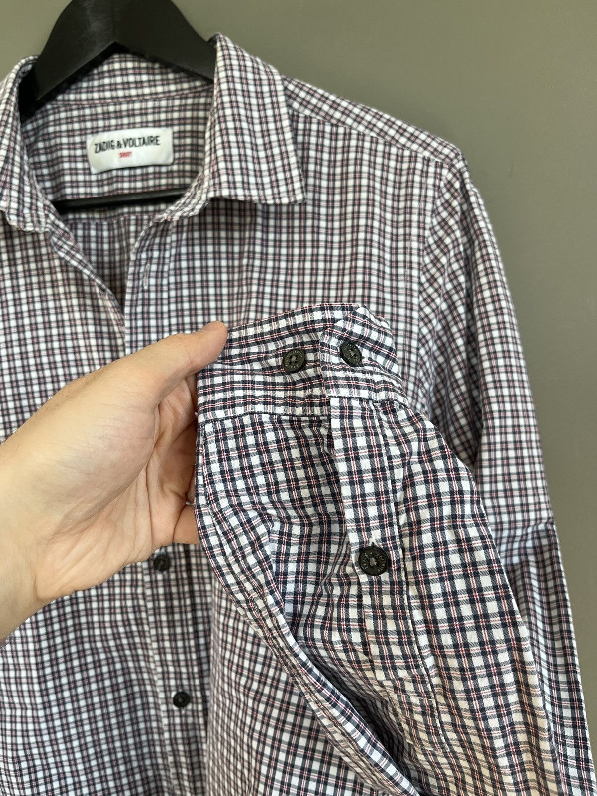 Zadig & Voltaire Zadig & Voltaire Check Plaid Oversized Shirt Size US M / EU 48-50 / 2 - 10 Thumbnail