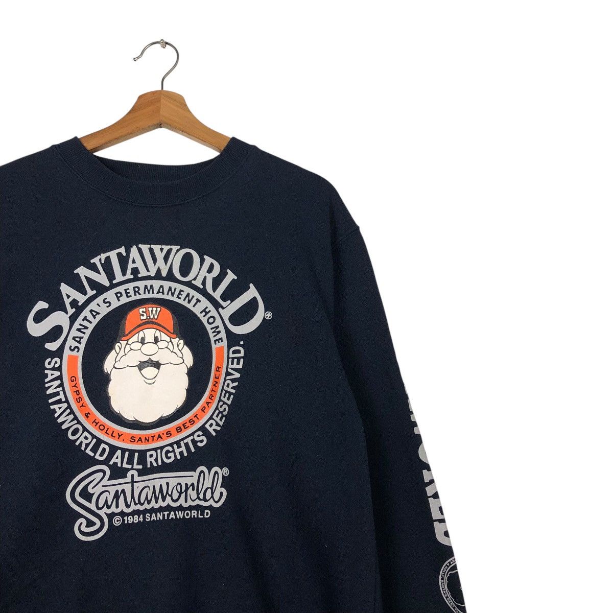 Japanese Brand SANTAWORLD Retro Christmas Huge Graphic Vintage Essential Size US M / EU 48-50 / 2 - 7 Thumbnail