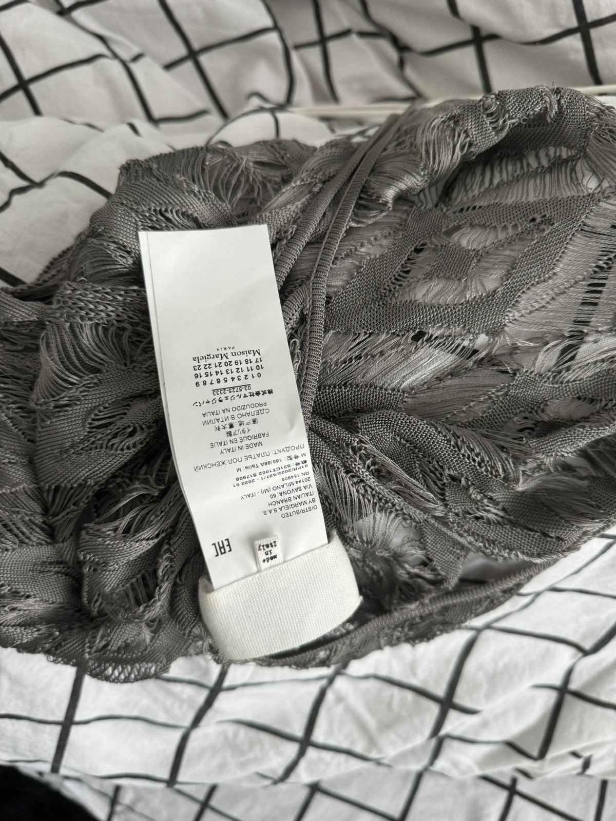 Japanese Brand × Maison Margiela Maison Margiela Gray lace dress Size M / US 6-8 / IT 42-44 - 5 Thumbnail