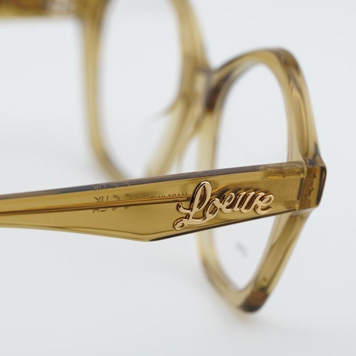 Loewe Loewe LW50053I 096 Eyeglasses Glossy Green 51mm Geometric Size ONE SIZE - 5 Thumbnail
