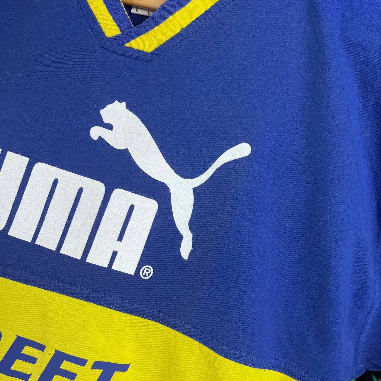 Puma Vintage 90s Puma Street Soccer Cup Tshirt Retro Football Size US L / EU 52-54 / 3 - 7 Thumbnail