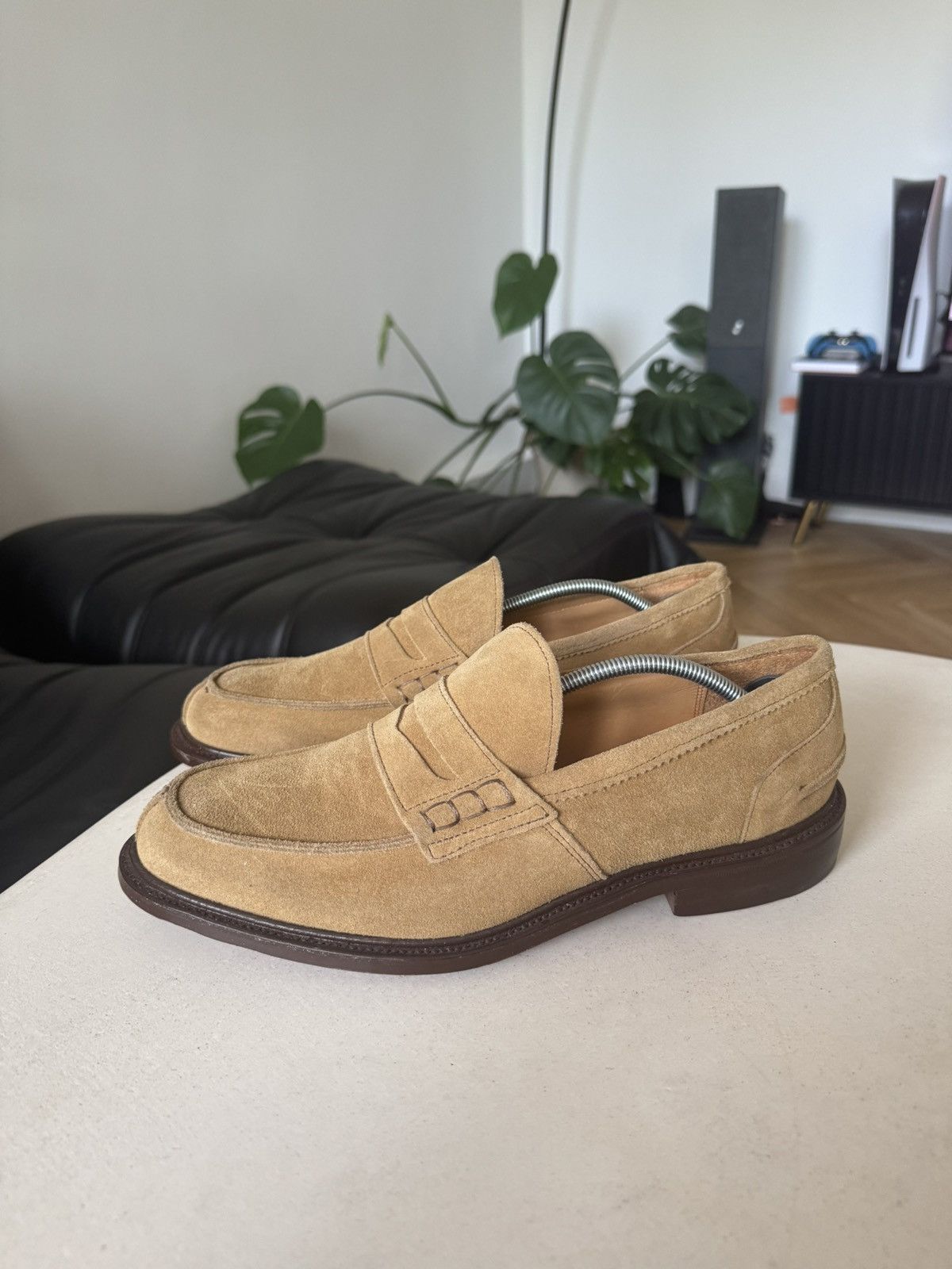 Casual Nubuck Penny Loafers Keyworth Stone Loafers Men's Loafers