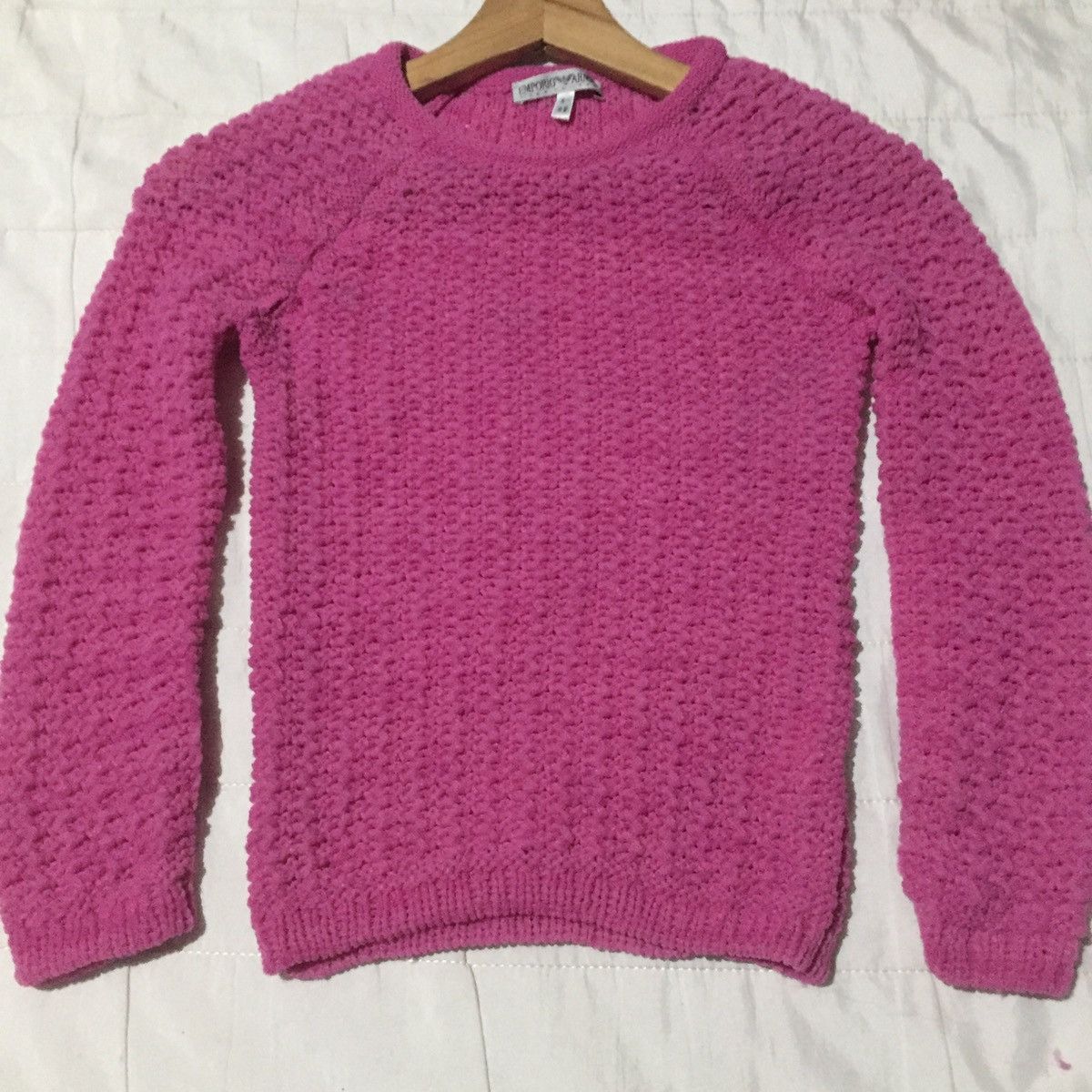 Emporio Armani Pink Emporio Armani Knit Sweater Size 4XL / US 24-26 - 5 Thumbnail