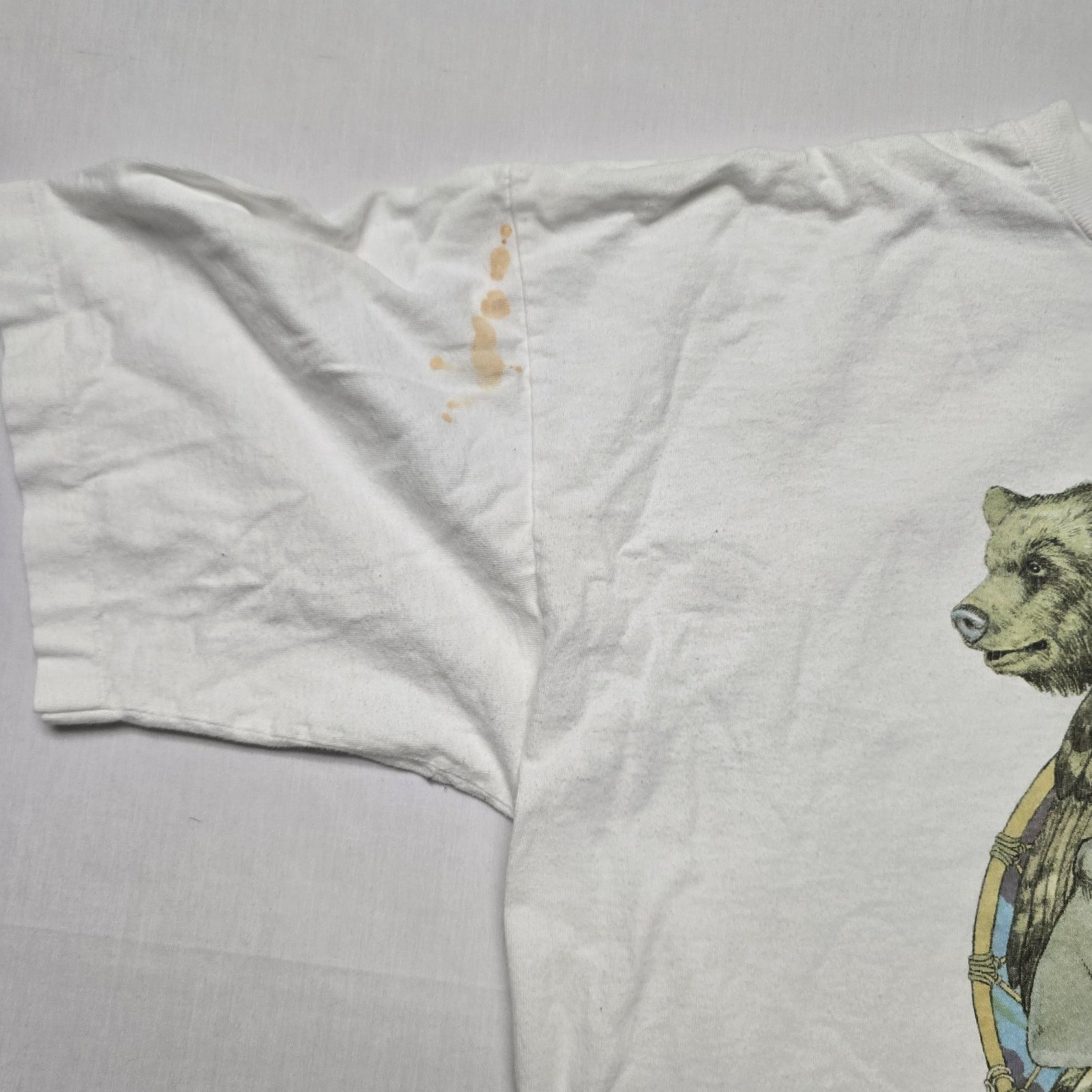 Vintage Vintage Animal Shirt White XL Native Wildlife Nature Tee 90s Size US XL / EU 56 / 4 - 4 Thumbnail