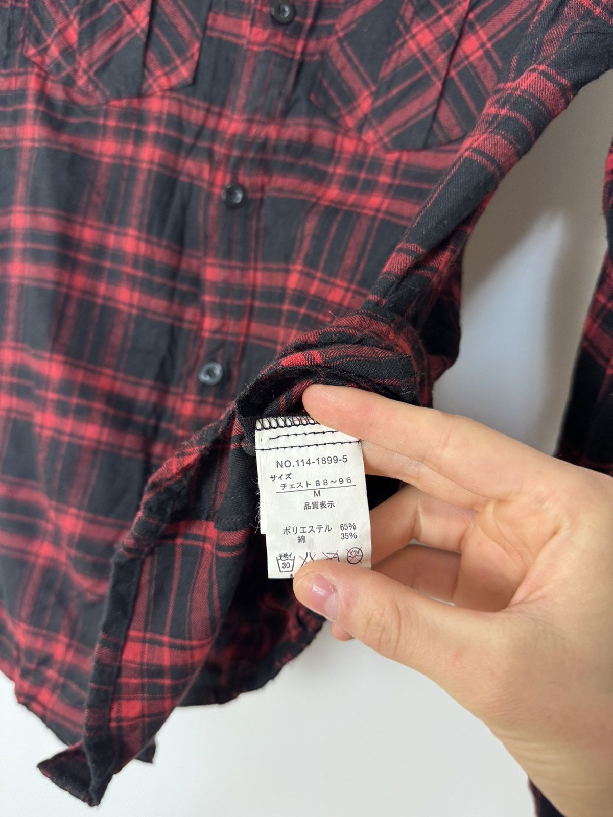 In The Attic In The Attic Flannel punk long sleeve shirt Japanese Size US M / EU 48-50 / 2 - 15 Thumbnail