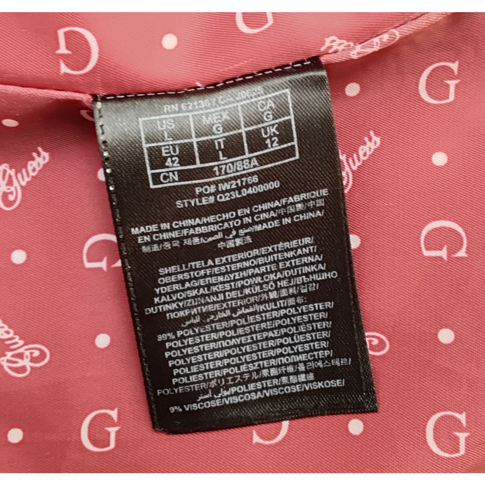 Guess Guess Peacoat Women's Large Red Vintage 2000s Belted Size L / US 10 / IT 46 - 10 Thumbnail