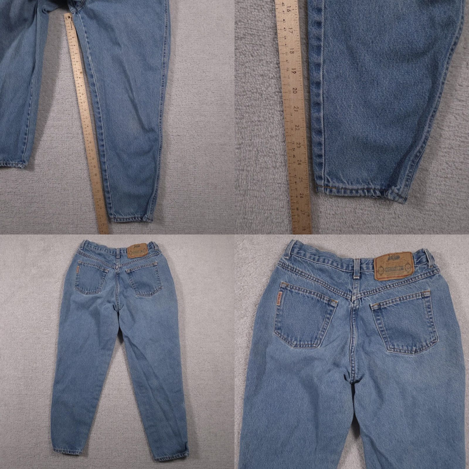 Vintage VINTAGE Gitano Jeans Womens 12 Short High Rise Tapered Denim 90s Blue Jeans Womens Size 34" / US 12 / IT 48 - 9 Thumbnail