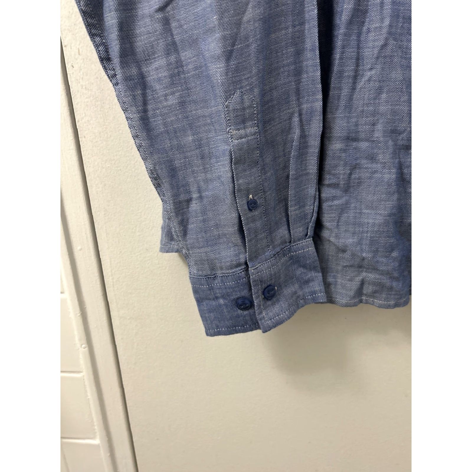 Weatherproof VINTAGE Weatherproof Shirt Mens 2XL Blue Country Twill Button-Down Long Sleeve Size US XXL / EU 58 / 5 - 7 Thumbnail