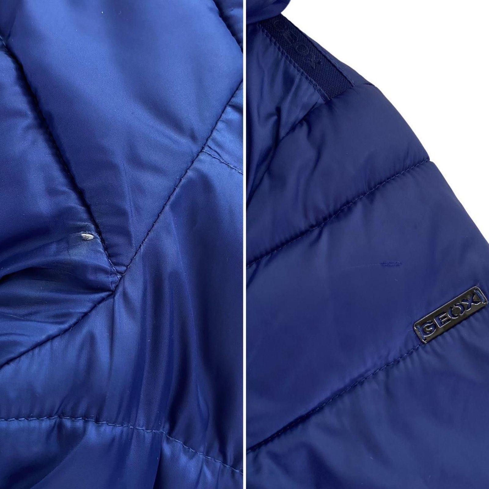 Geox Geox Respira Purple Oversized Puffer Jacket Coat Size XS / US 0-2 / IT 36-38 - 4 Thumbnail