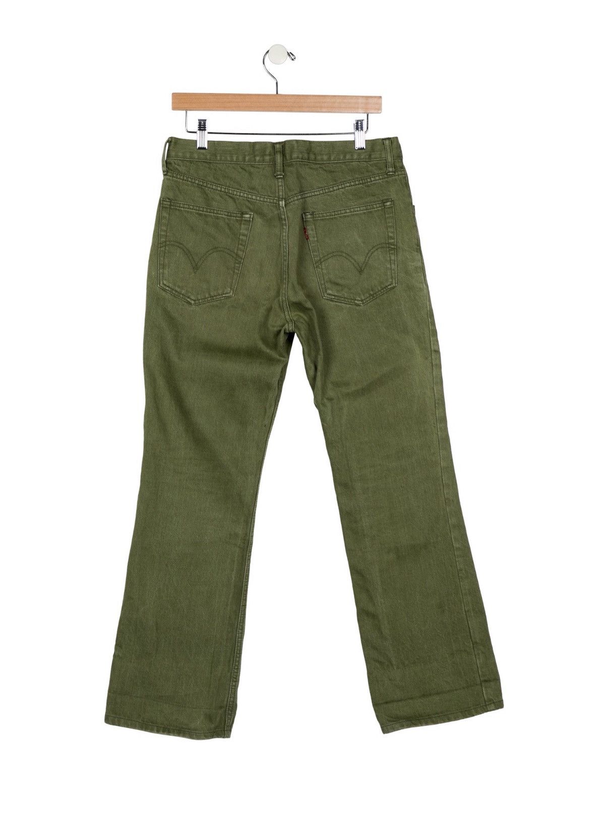 Junya Watanabe × Levi's Vintage Junya Watanabe x Levi’s Green Denim Jeans 2006 Size US 32 / EU 48 - 2 Thumbnail