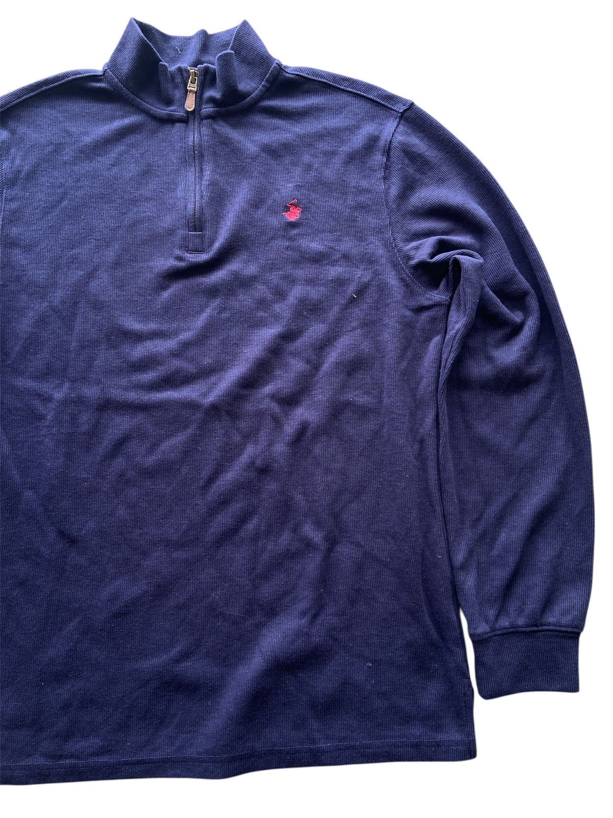 Polo Ralph Lauren Polo Ralph Lauren Half Zipper Navy Blue Size US L / EU 52-54 / 3 - 2 Thumbnail
