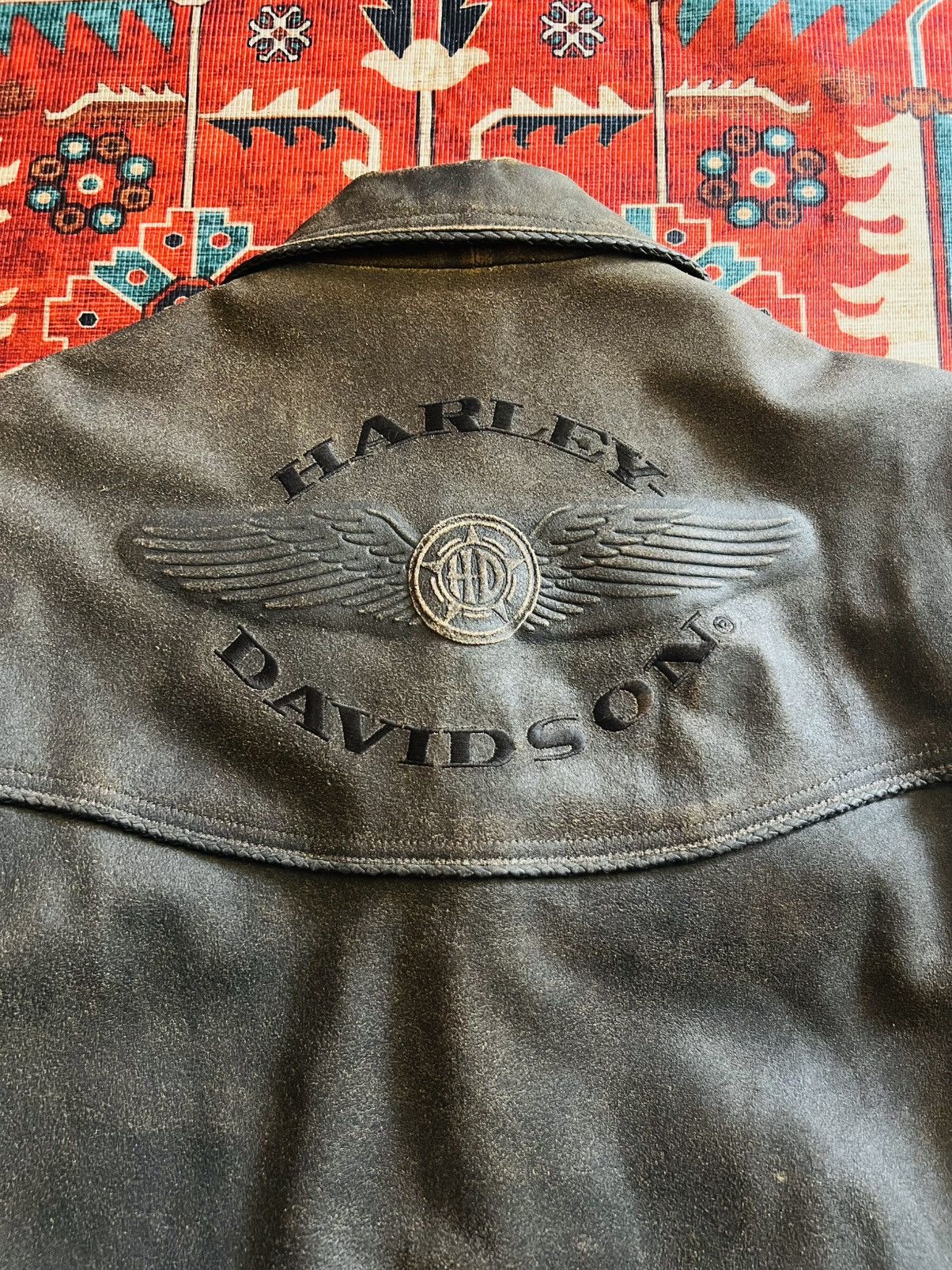 Harley Davidson Vintage Harley Davidson Billings Brown Leather Jacket Size US L / EU 52-54 / 3 - 10 Thumbnail