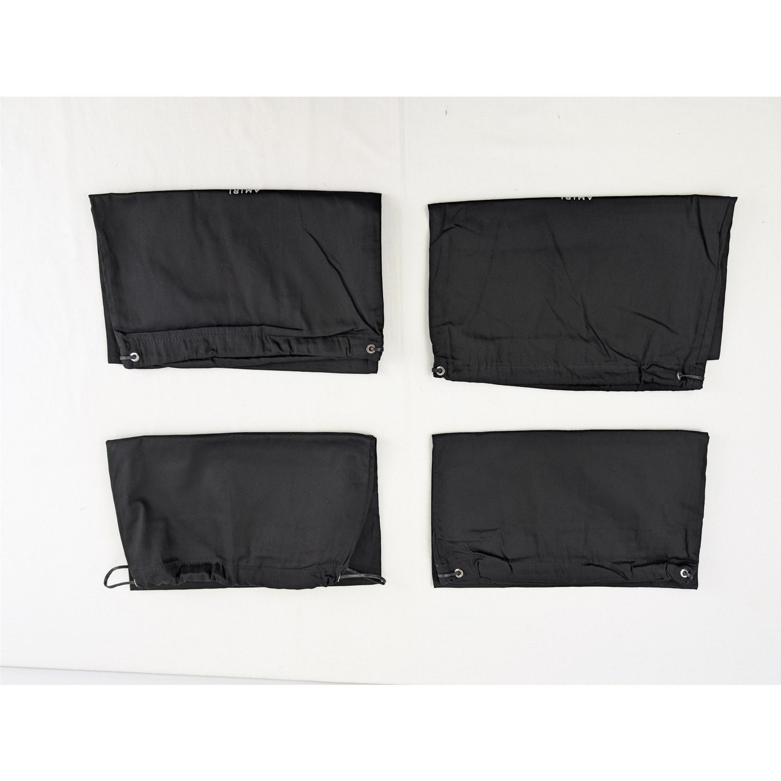 Amiri o1rshd1 Size: OS / Pack of 4 Amiri Logo Dust Bags in Black Size ONE SIZE - 1 Thumbnail