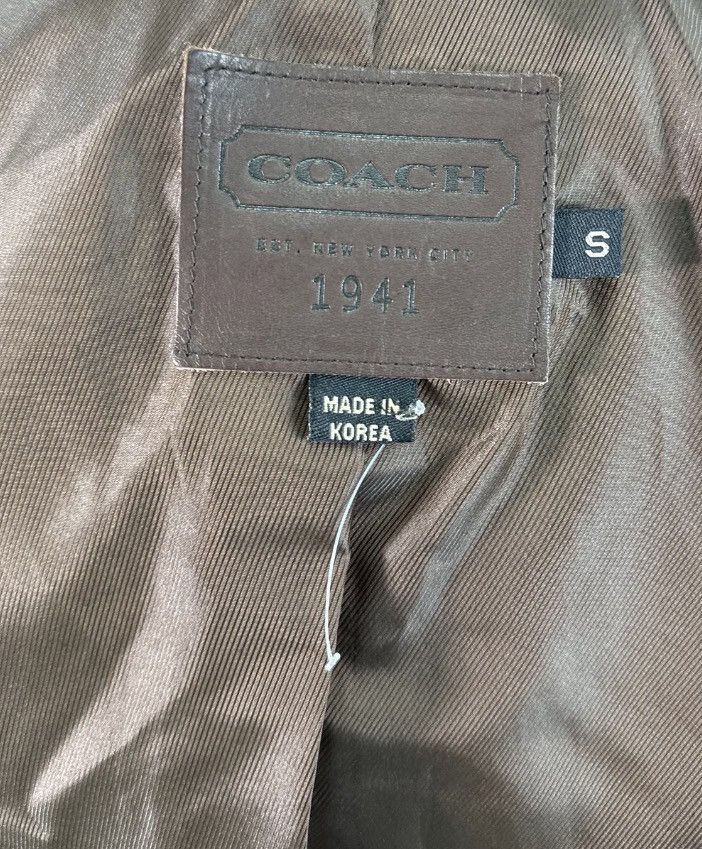 Coach Coach Yellow Suede Blazer Size S / US 4 / IT 40 - 4 Thumbnail