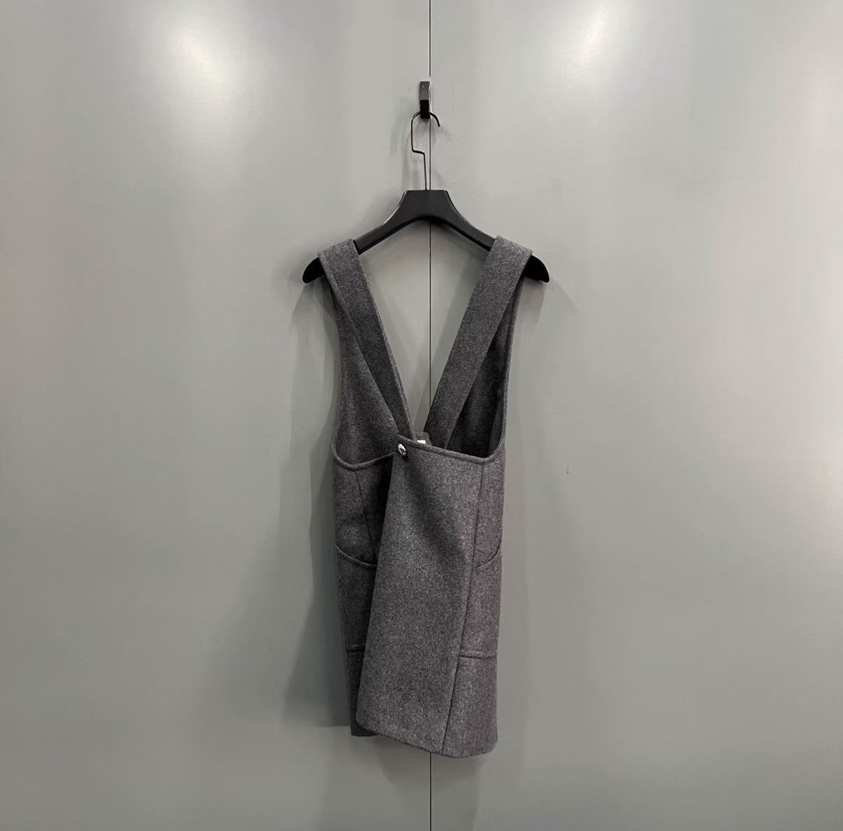 Celine Celine 25SS Grey Back Cross Strap Dress J41 Size XS / US 0-2 / IT 36-38 - 2 Thumbnail