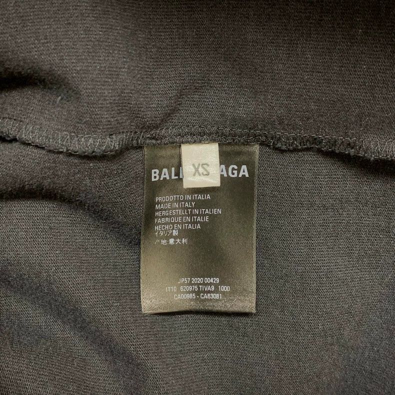 Balenciaga Balenciaga Double B Black Short Sleeve, Size XS Size US XS / EU 42 / 0 - 4 Thumbnail
