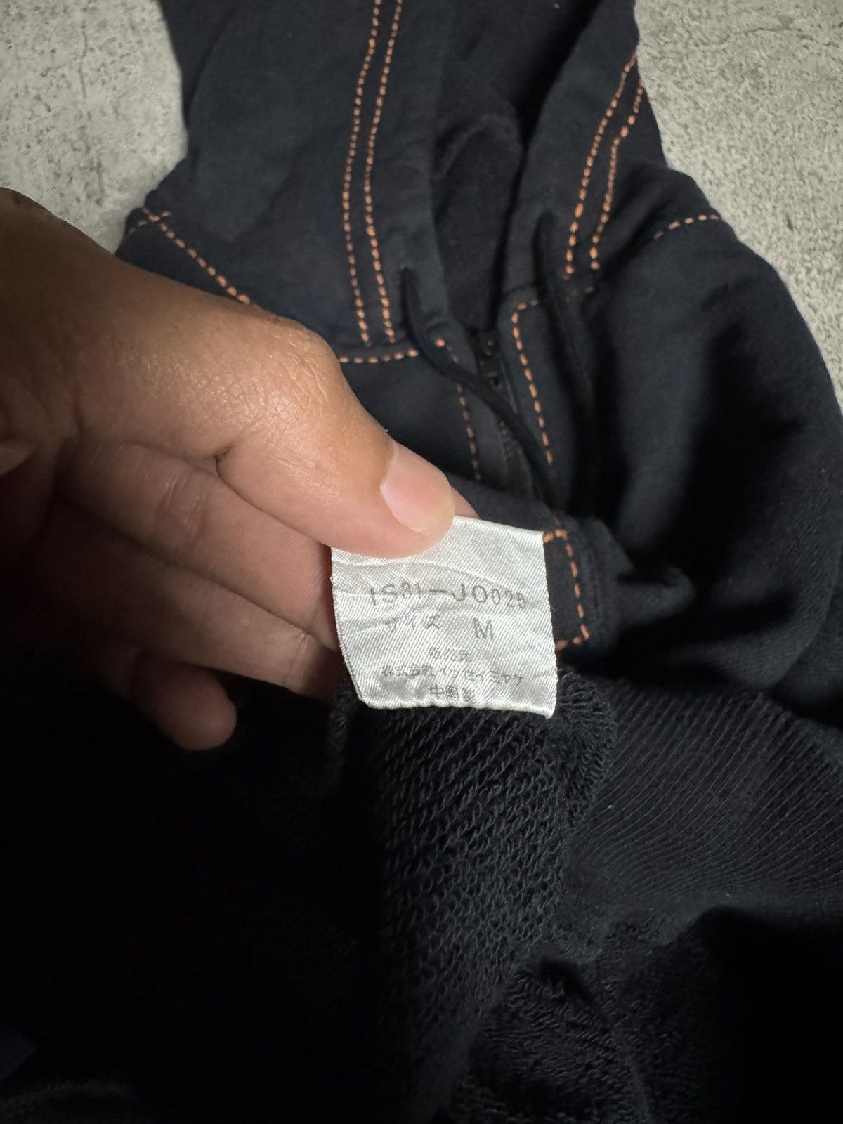 Issey Miyake VINTAGE 80’S ISSEY MIYAKE PATCHWORK LOGO ZIP HOODIE Size US M / EU 48-50 / 2 - 8 Thumbnail