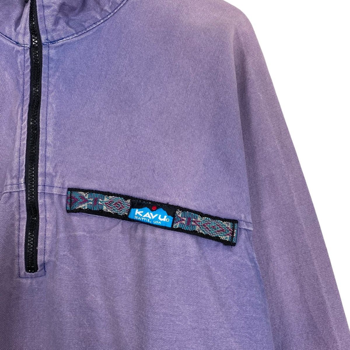 KAVU Kavu half zipper duck canvas jacket Size US L / EU 52-54 / 3 - 6 Thumbnail