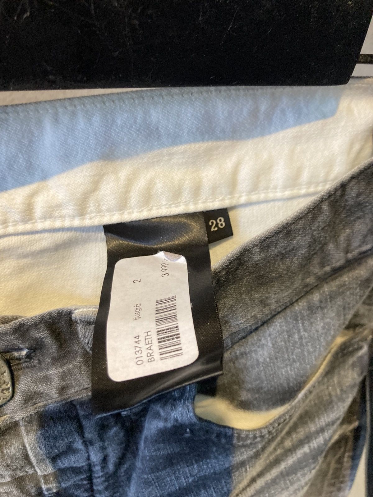 Fagassent Toshiki Aoki Seigeki Grey Fade Denim Size US 28 / EU 44 - 2 Thumbnail