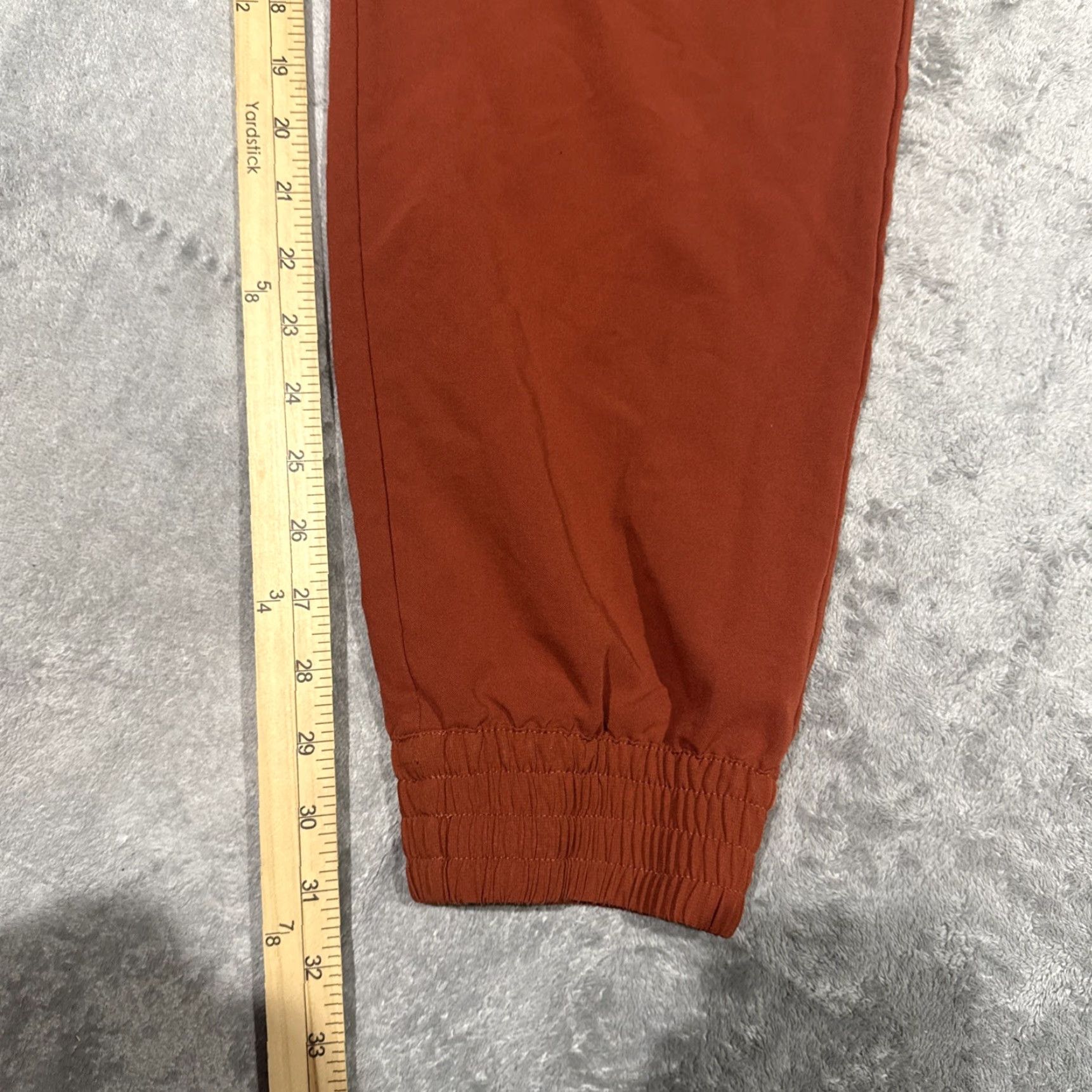 Vintage FIGS Zamora Jogger Scrub Pants Womens XXL Workwear High Waisted Orange Solid Polyester Pants Size 40" / US 18 - 6 Thumbnail