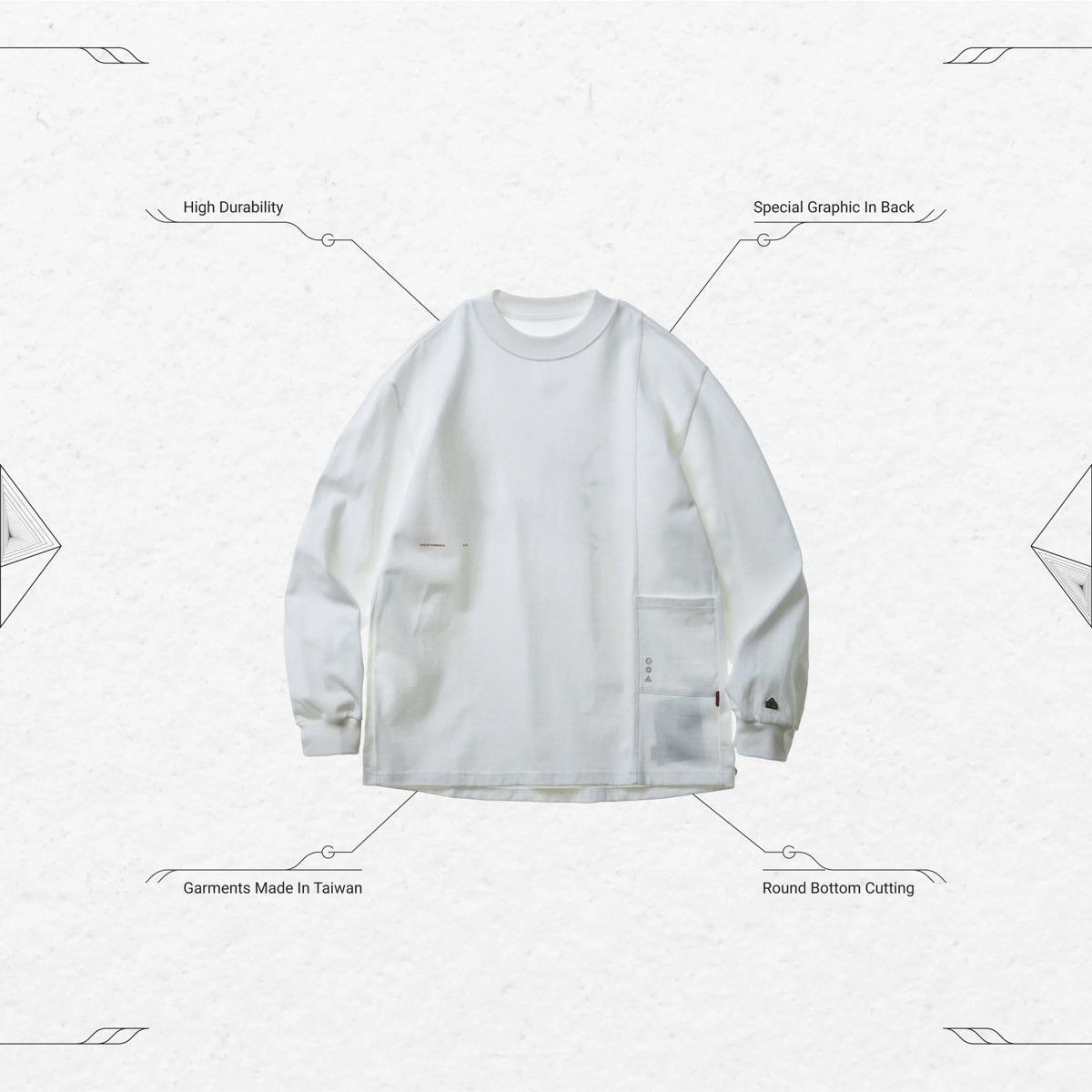 GOOPiMADE GOOPiMADE - 21A/W - “VM-T1” – “Rheology” L/S Graphic Tee Size US L / EU 52-54 / 3 - 2 Thumbnail