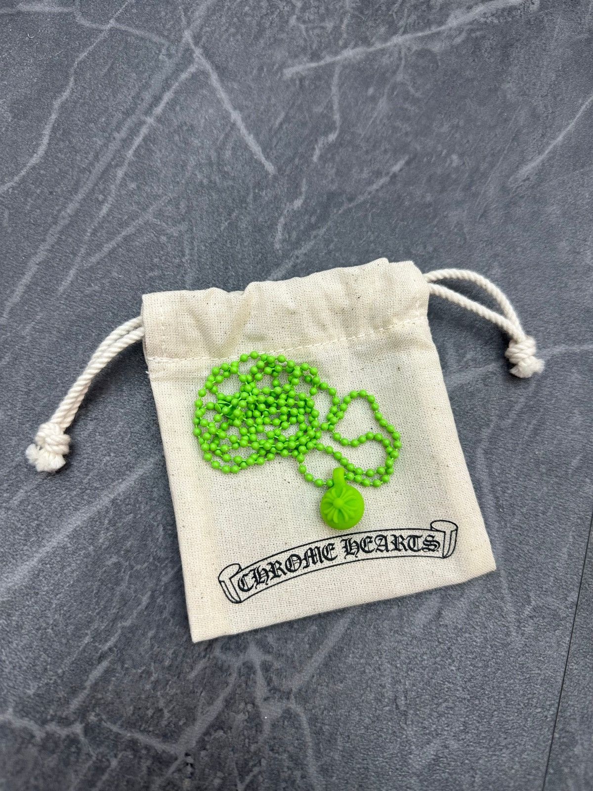 Chrome Hearts Chrome Hearts Silicon Crossball Charm Green Size ONE SIZE - 1 Thumbnail