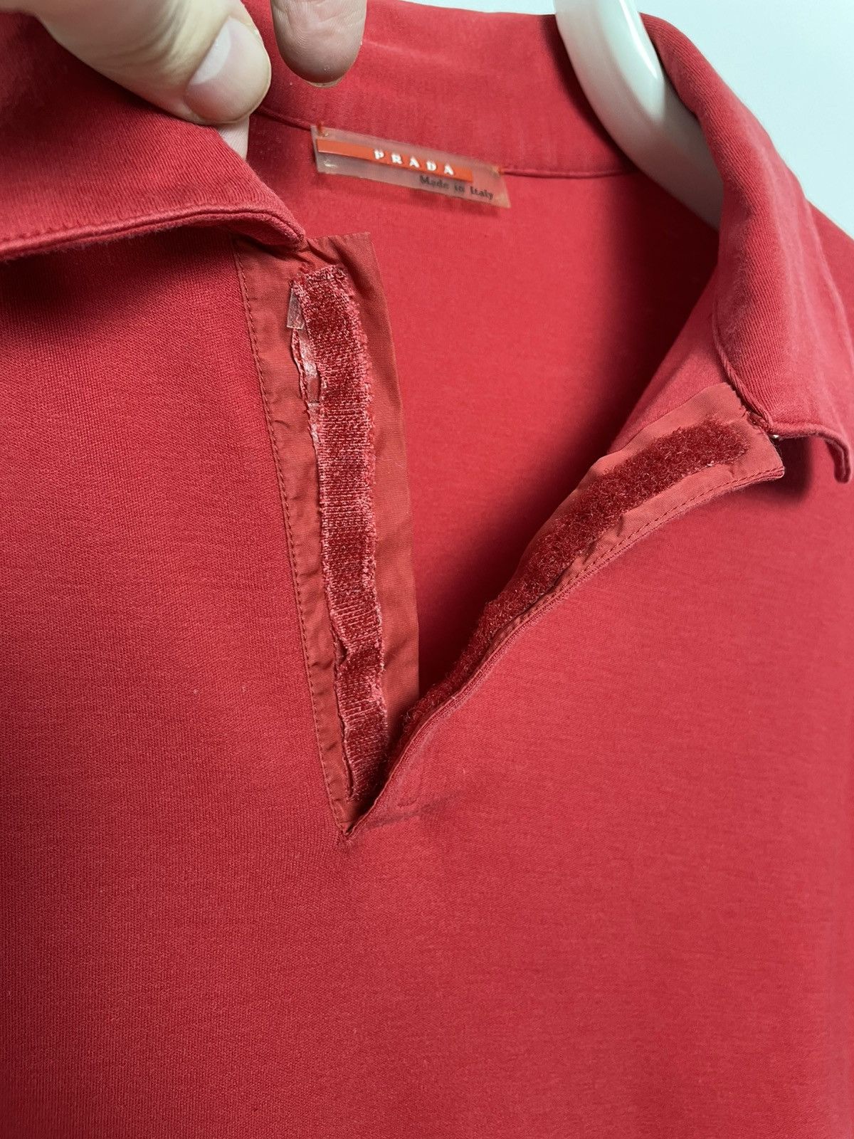 Prada Prada polo red tab on velcro Size US L / EU 52-54 / 3 - 8 Thumbnail