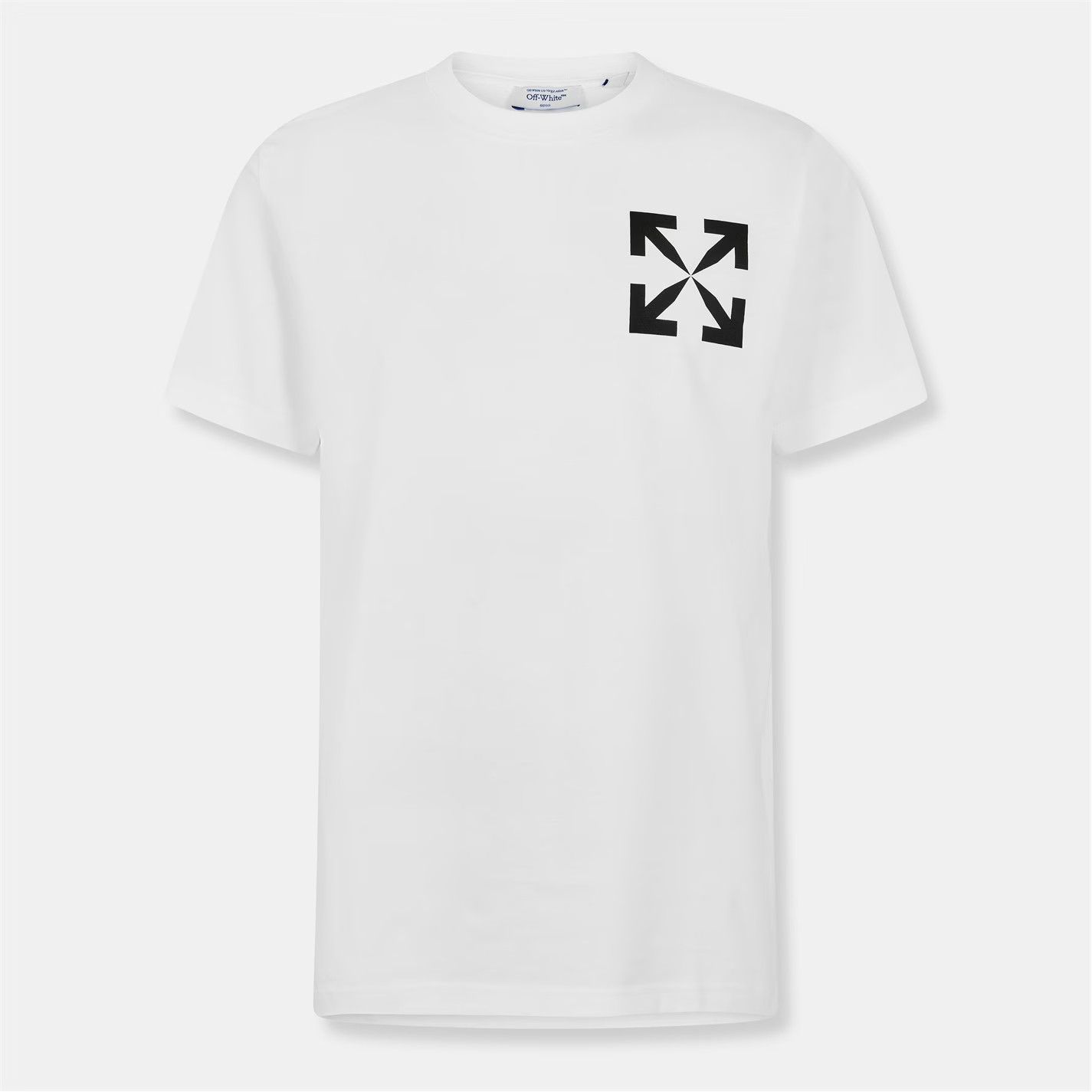 Off-White o1g2r1mq0226 Arrow Slim T-Shirt In White Size US XS / EU 42 / 0 - 1 Thumbnail
