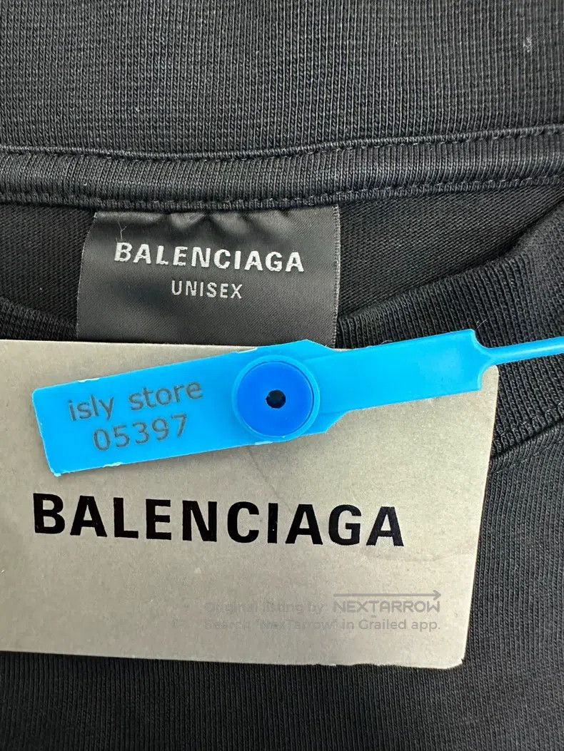 Balenciaga Balenciaga Letter Printed Crew Neck Long Sleeve Size US L / EU 52-54 / 3 - 4 Thumbnail