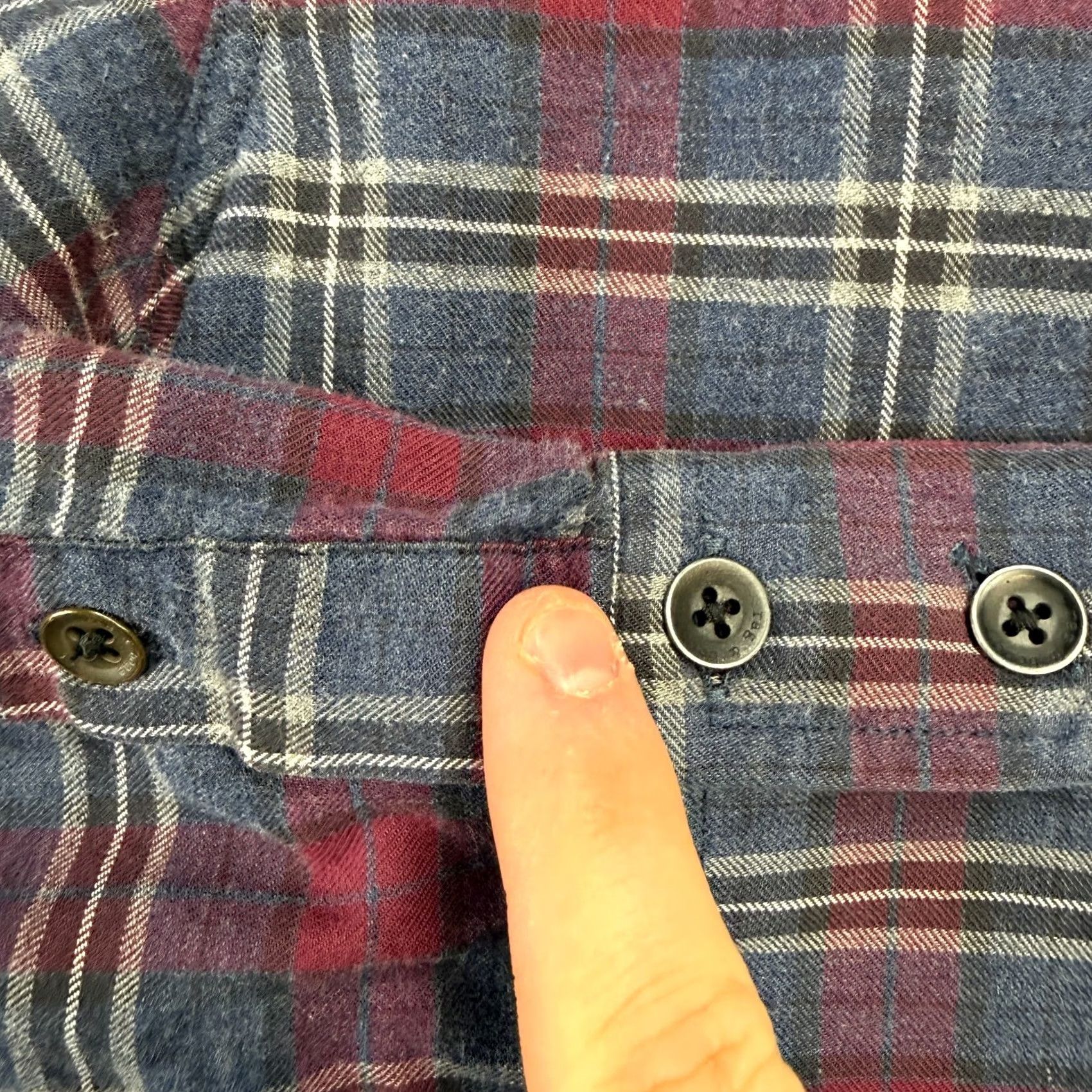 Rag & Bone rag & bone Shirt Mens Medium Plaid Flannel Button-Down Tailored Workwear Size US M / EU 48-50 / 2 - 4 Thumbnail