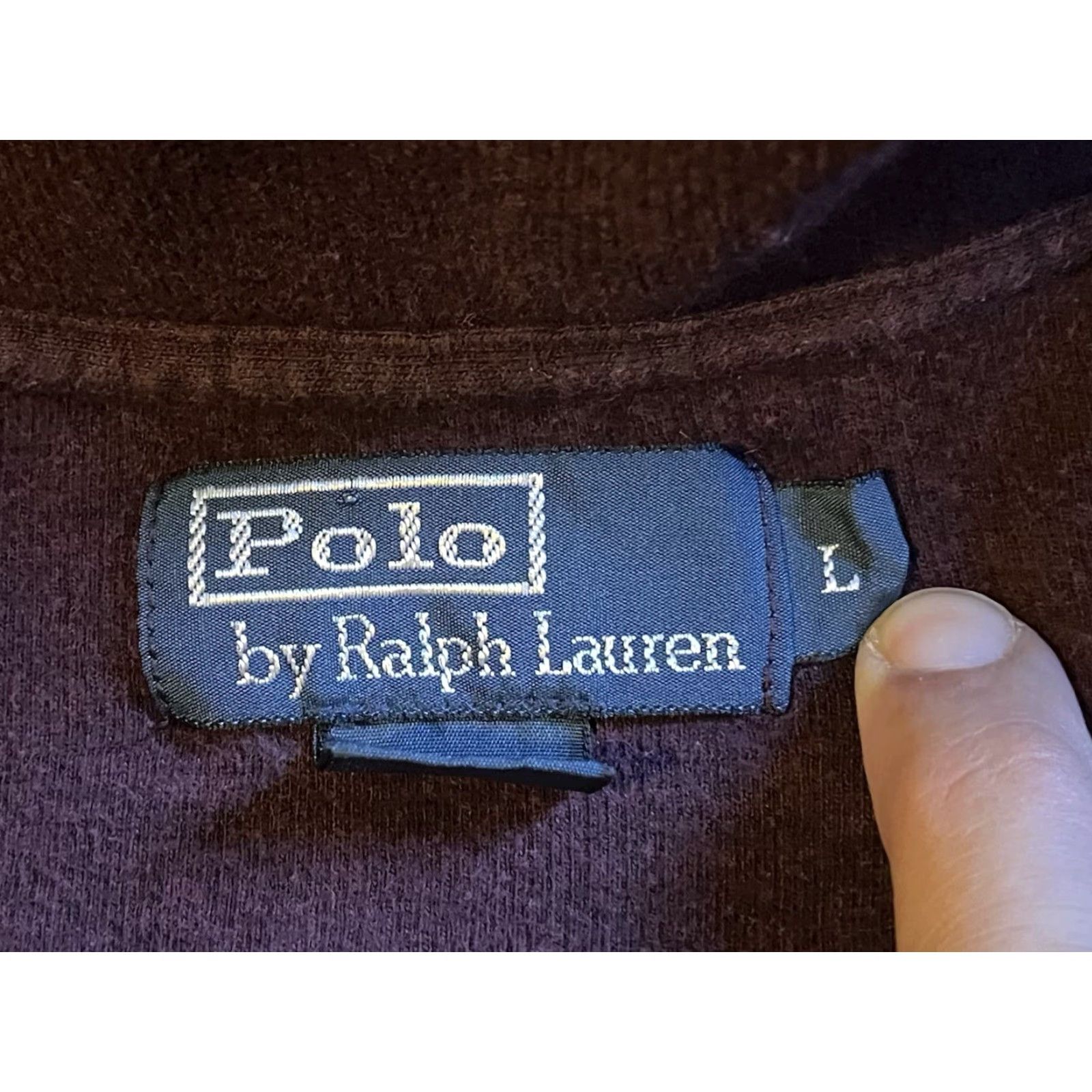 Polo Ralph Lauren VINTAGE Polo Ralph Lauren 1/4 Zip Sweater Shirt Men L Maroon Green Pony Size US L / EU 52-54 / 3 - 5 Thumbnail