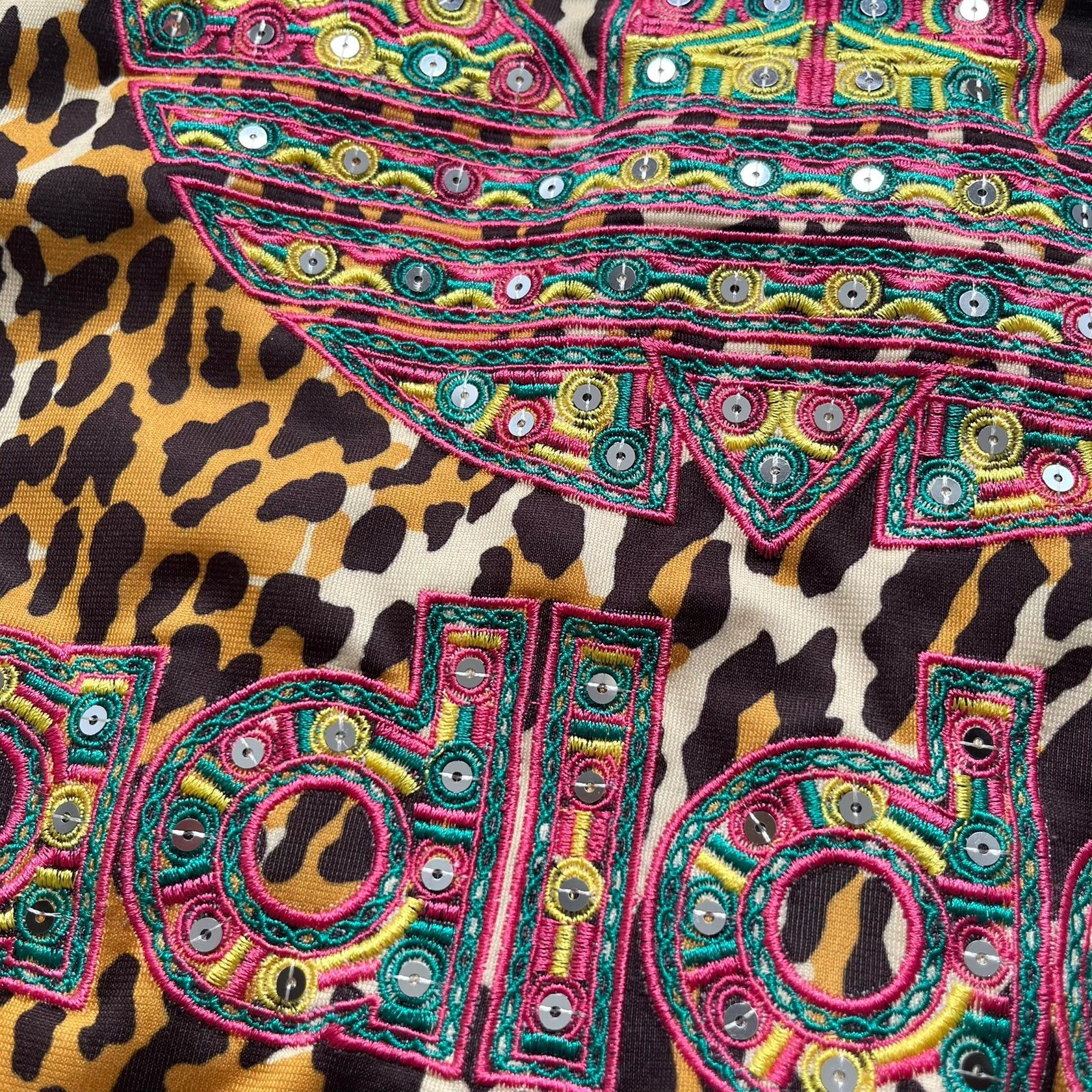 Adidas × Jeremy Scott Adidas Jeremy Scott 2015 Leopard Sequin Track Jacket Size US S / EU 44-46 / 1 - 8 Thumbnail
