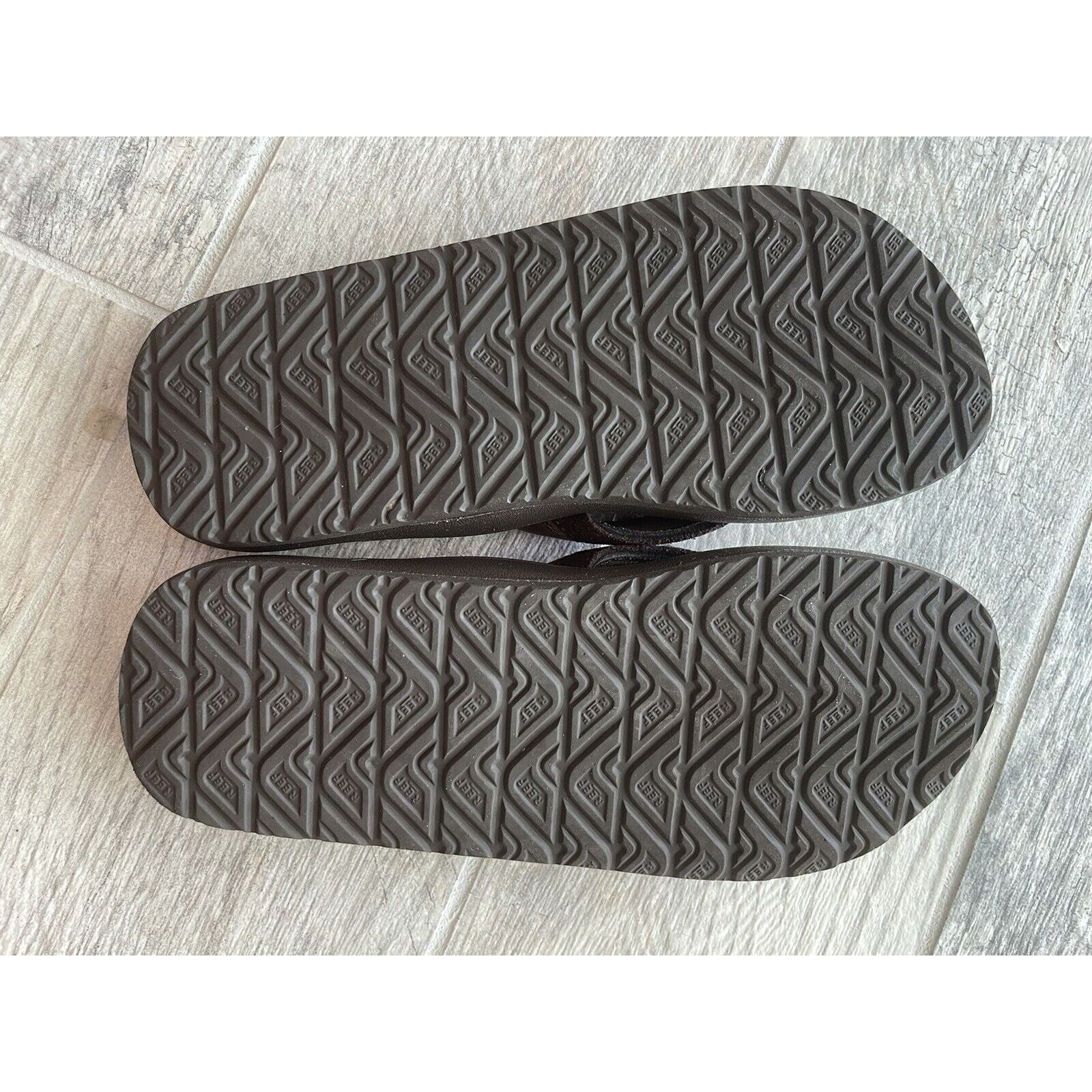 REEF Reef Mens Flip Flops Size 6 Cushion Leather Upper Size US 6 / EU 39 - 5 Thumbnail